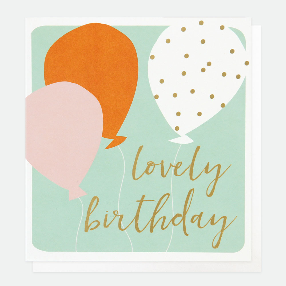 Lovely Birthday Balloons Card By Caroline Gardner